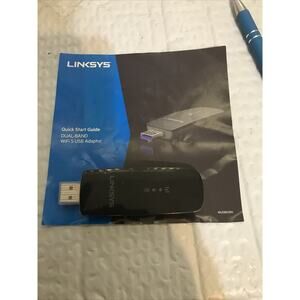 Linksys WUSB6300 Dual-Band AC1200 Wireless USB 3.0 WIFI Adapter -MFR refurbished